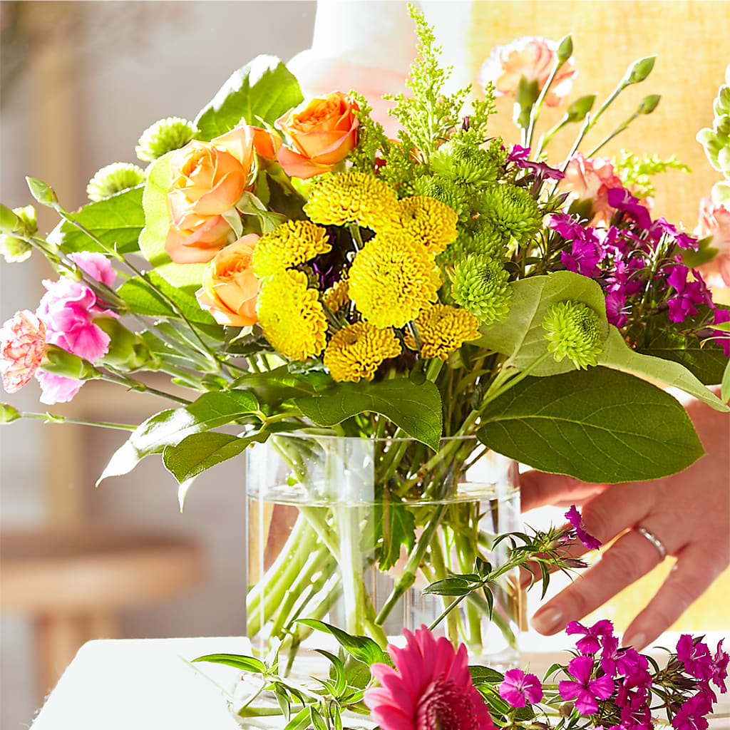 Bold & Bright – A Florist Original – Castalia Flower Shoppe, Castalia OH