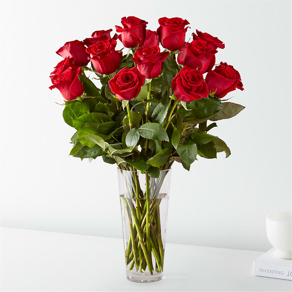 Long Stem Red Rose Bouquet – Castalia Flower Shoppe, Castalia OH