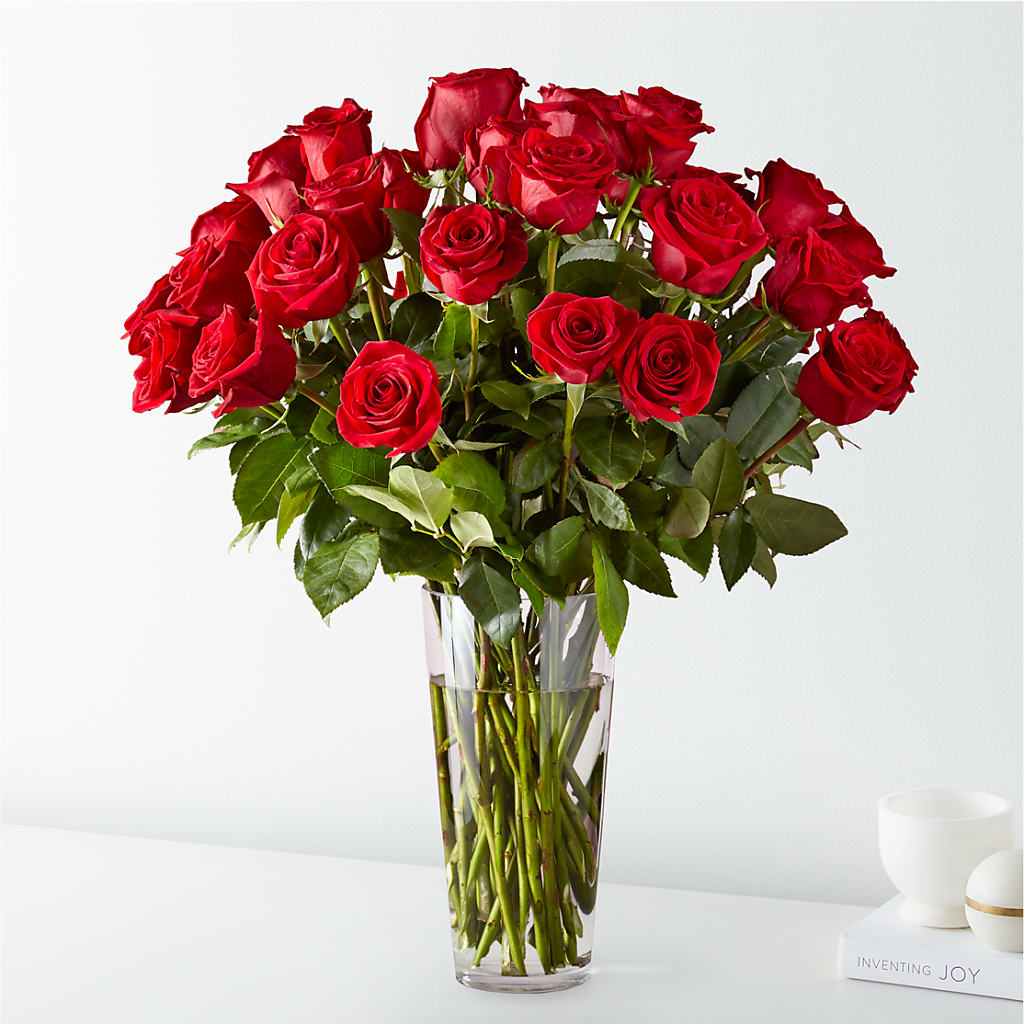 Long Stem Red Rose Bouquet – Castalia Flower Shoppe, Castalia OH