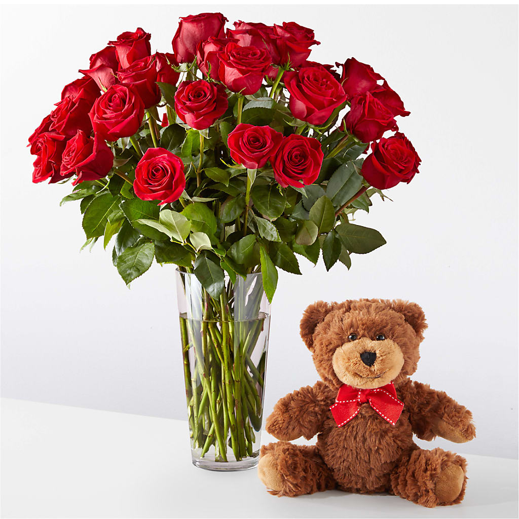 Romantic Long Stem Red Rose Bouquet Bundles – Castalia Flower Shoppe, Castalia OH