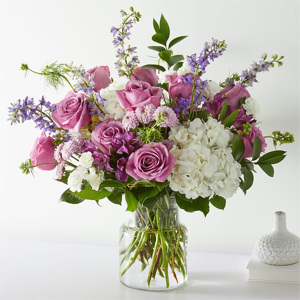 Violet Caress Bouquet – Castalia Flower Shoppe, Castalia OH