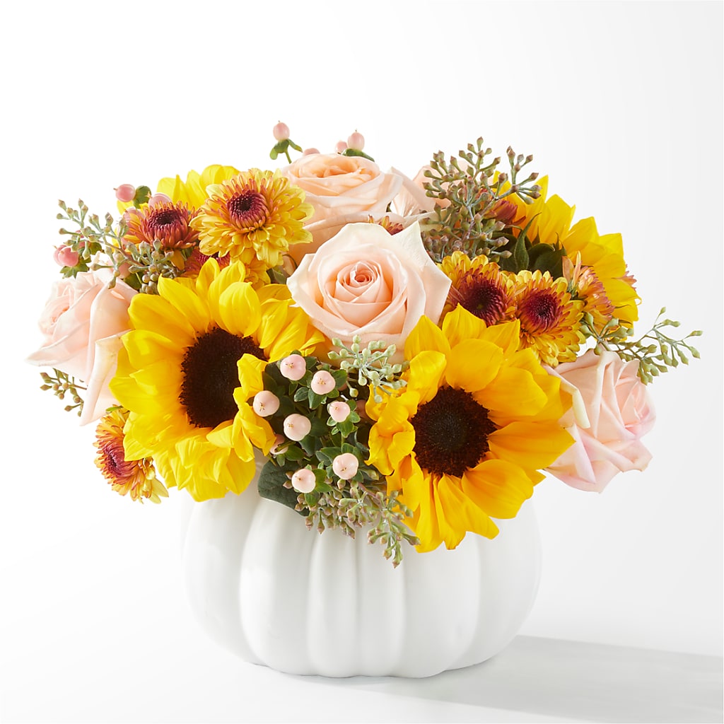 Pumpkin to Talk About Bouquet – Castalia Flower Shoppe, Castalia OH