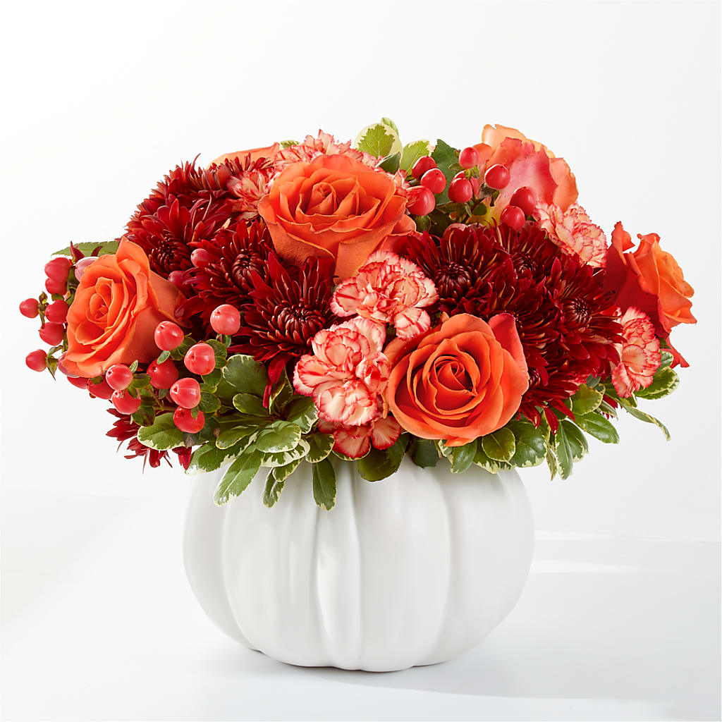 Autumn Air Pumpkin Bouquet – Castalia Flower Shoppe, Castalia OH