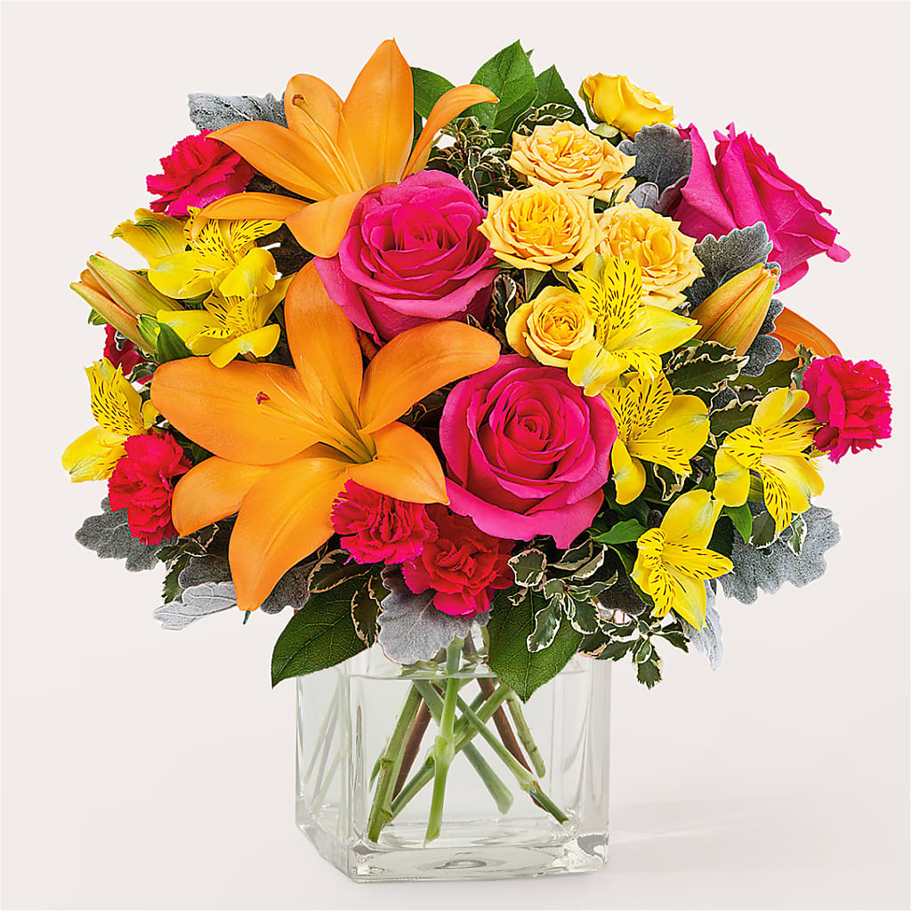 To the Tropics Bouquet – Castalia Flower Shoppe, Castalia OH