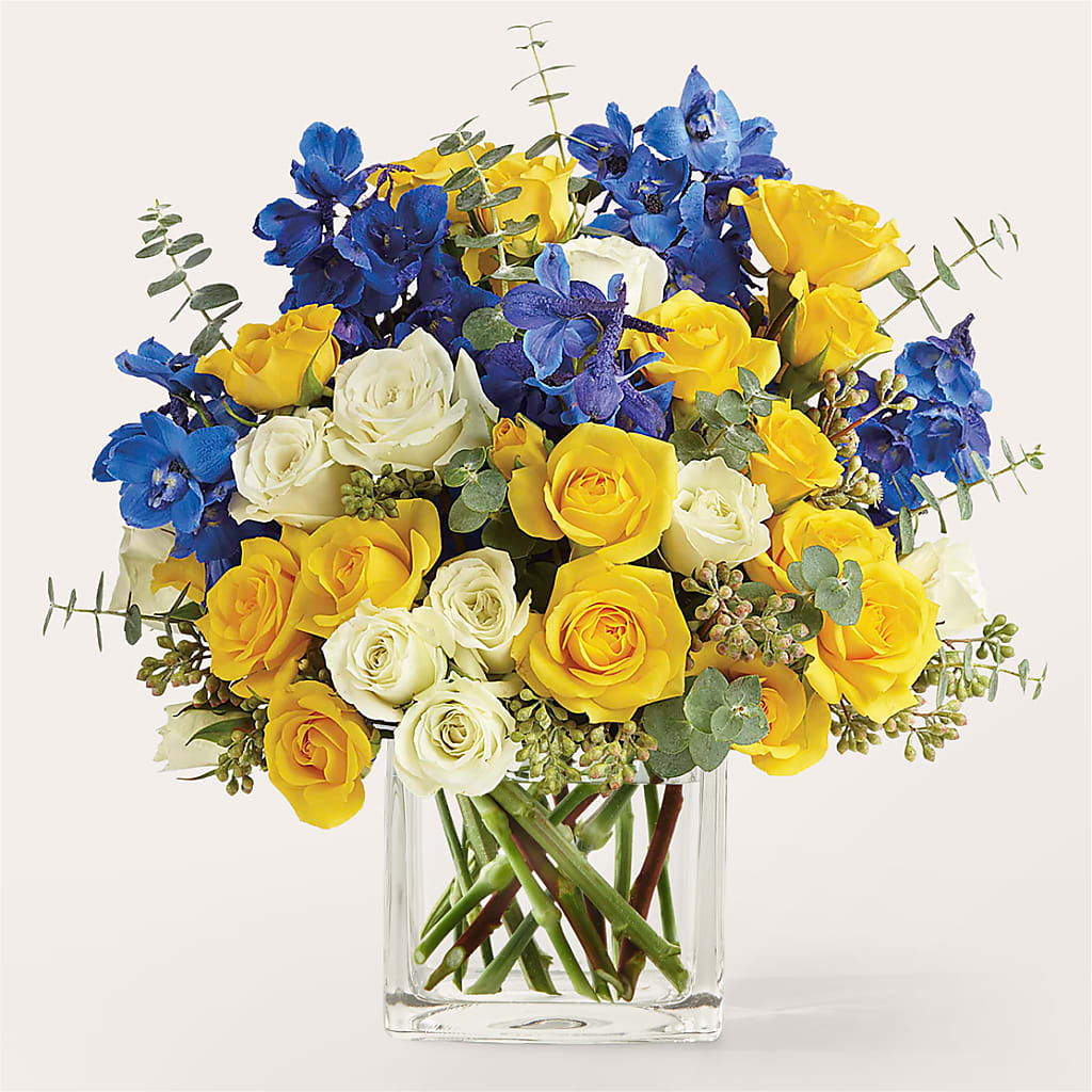 Sparkling Citrine Bouquet – Castalia Flower Shoppe, Castalia OH
