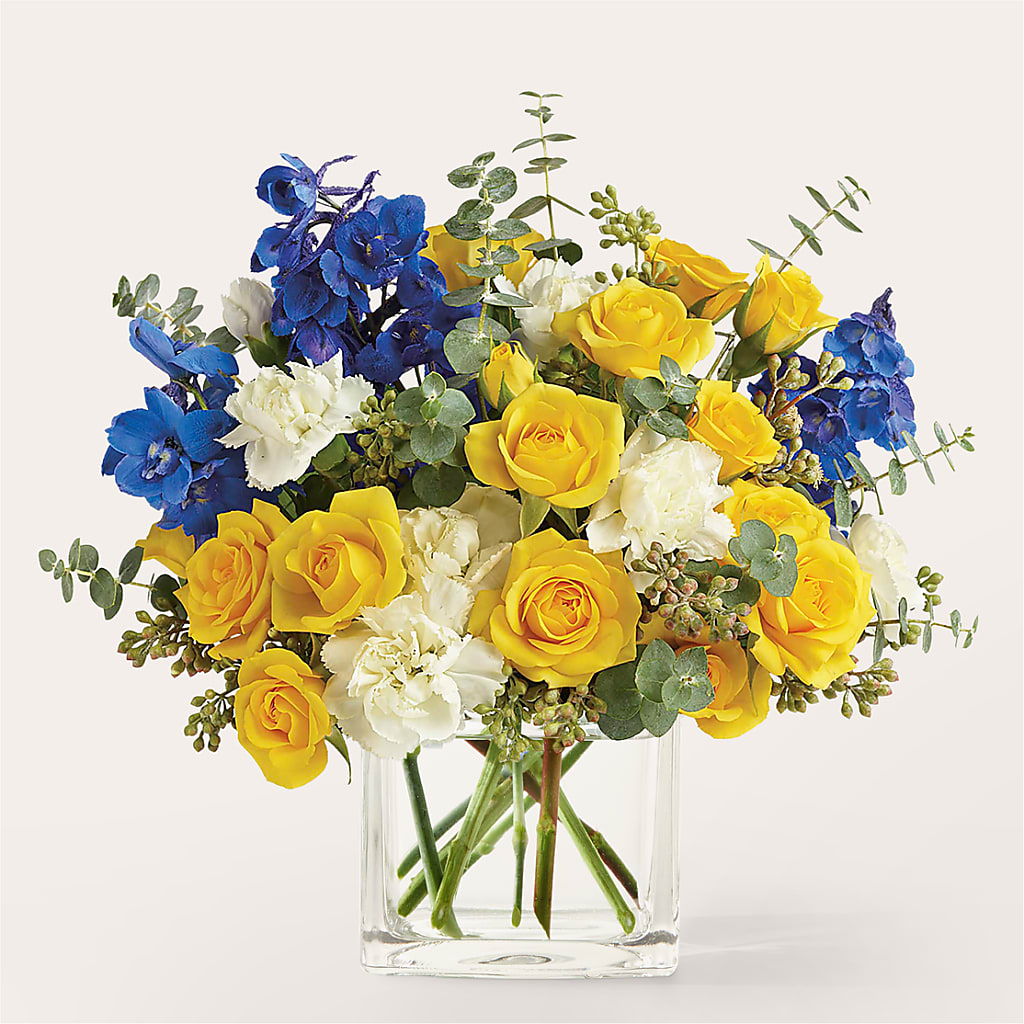 Sparkling Citrine Bouquet – Castalia Flower Shoppe, Castalia OH