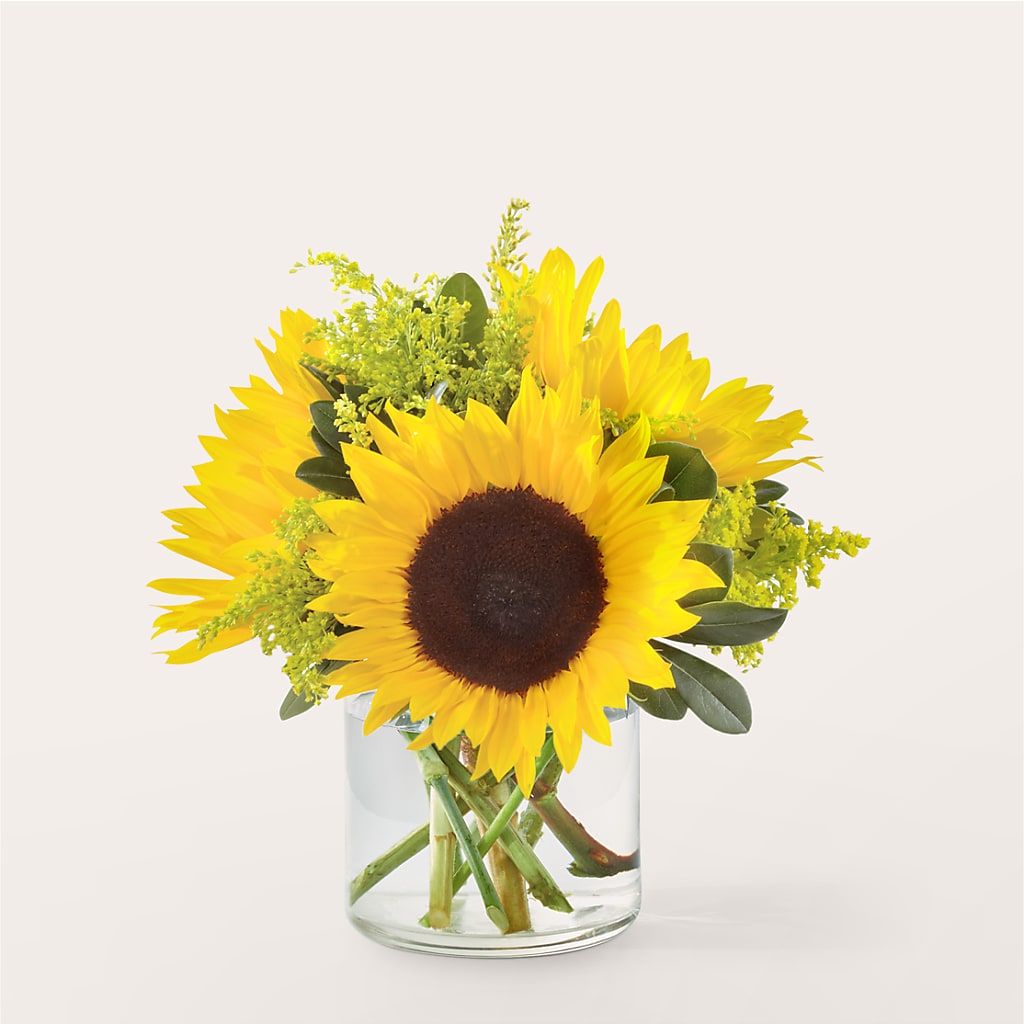 Beaming Sunflower Bouquet – Castalia Flower Shoppe, Castalia OH
