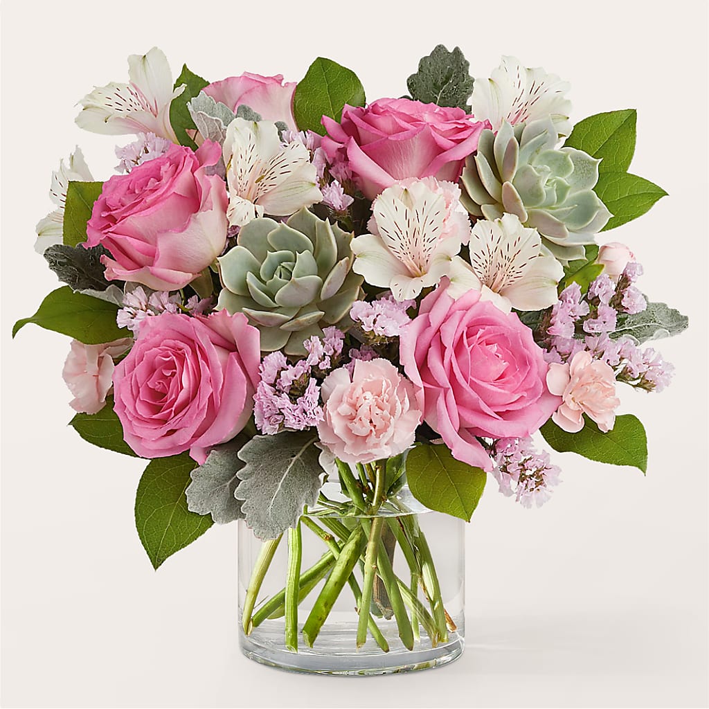 Dusty Rose Bouquet – Castalia Flower Shoppe, Castalia OH