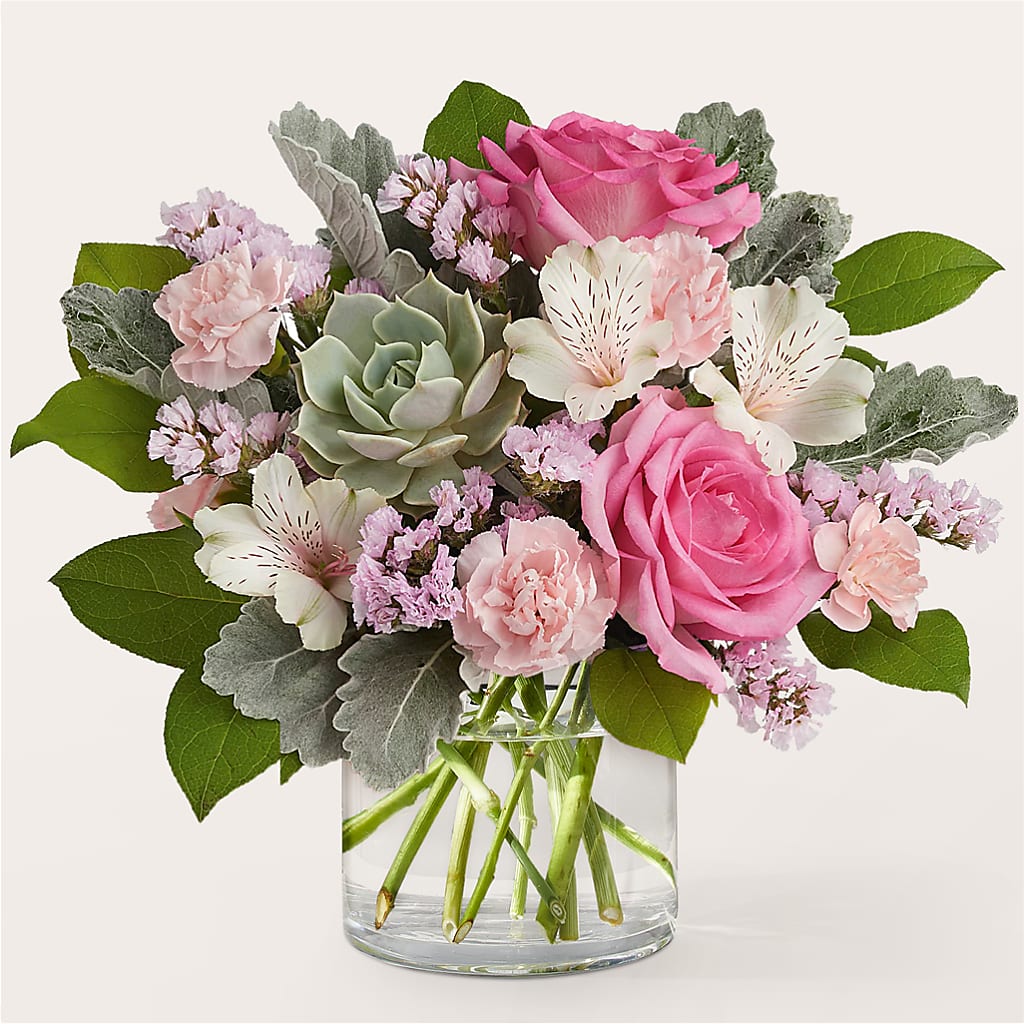 Dusty Rose Bouquet – Castalia Flower Shoppe, Castalia OH