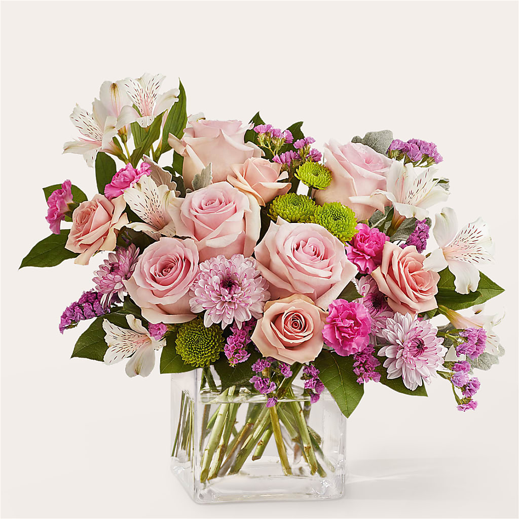 Pink Suede Bouquet – Castalia Flower Shoppe, Castalia OH