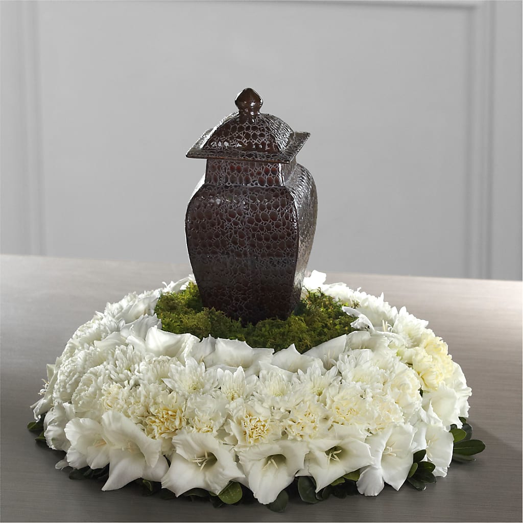 Encircling Grace Arrangement – Castalia Flower Shoppe, Castalia OH