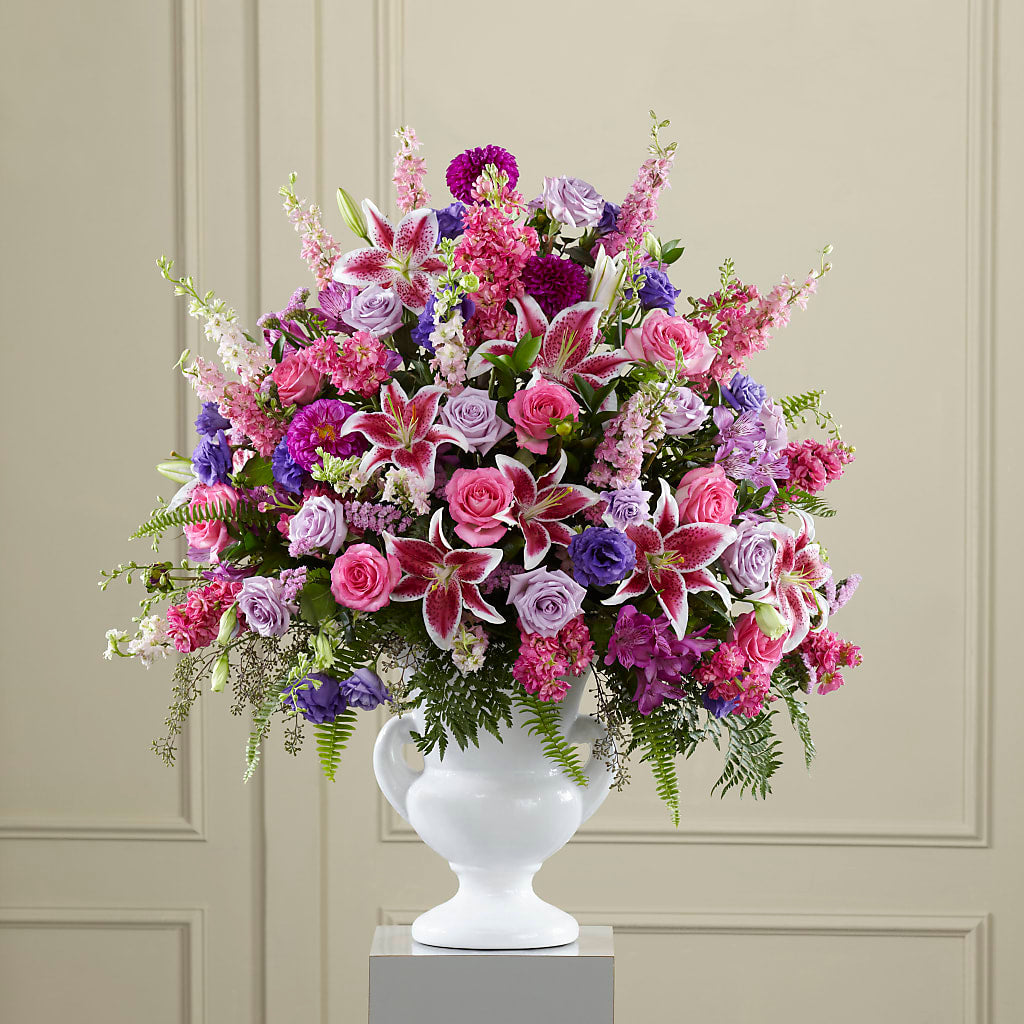 Peaceful Tribute Arrangement – Castalia Flower Shoppe, Castalia OH