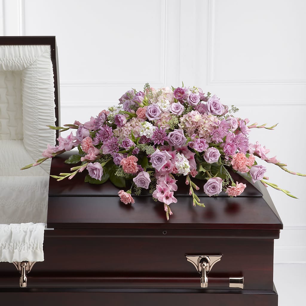 Immorata Casket Spray – Castalia Flower Shoppe, Castalia OH