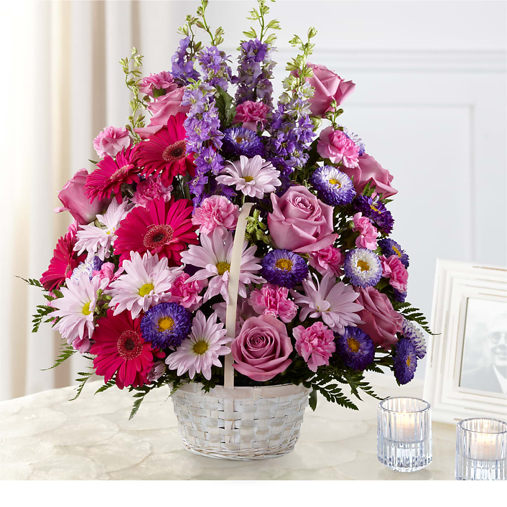 Pastel Peace Basket – Castalia Flower Shoppe, Castalia OH