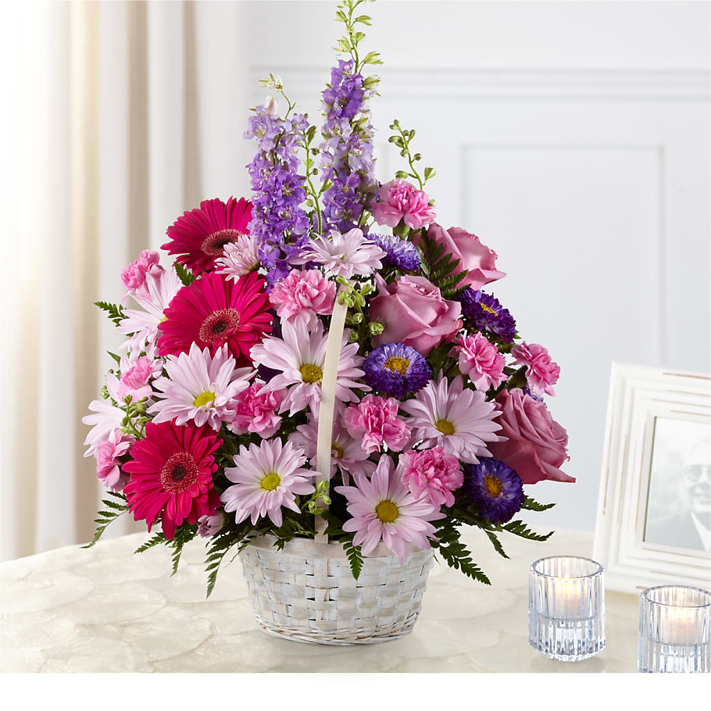 Pastel Peace Basket – Castalia Flower Shoppe, Castalia OH