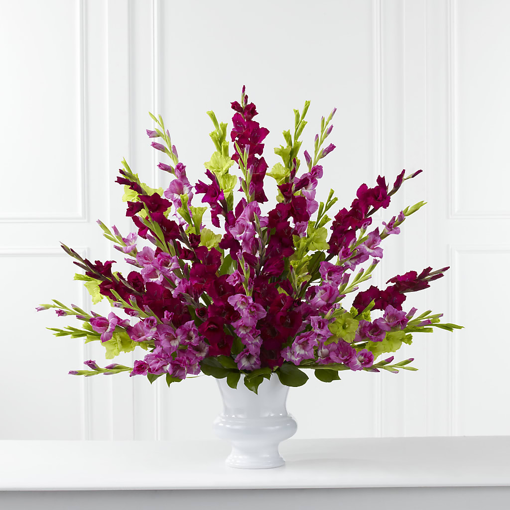 Solemn Offering Arrangement – Castalia Flower Shoppe, Castalia OH