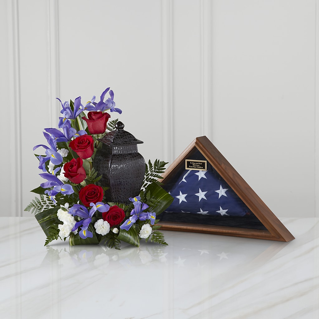 Patriotic Tribute Arrangement – Castalia Flower Shoppe, Castalia OH