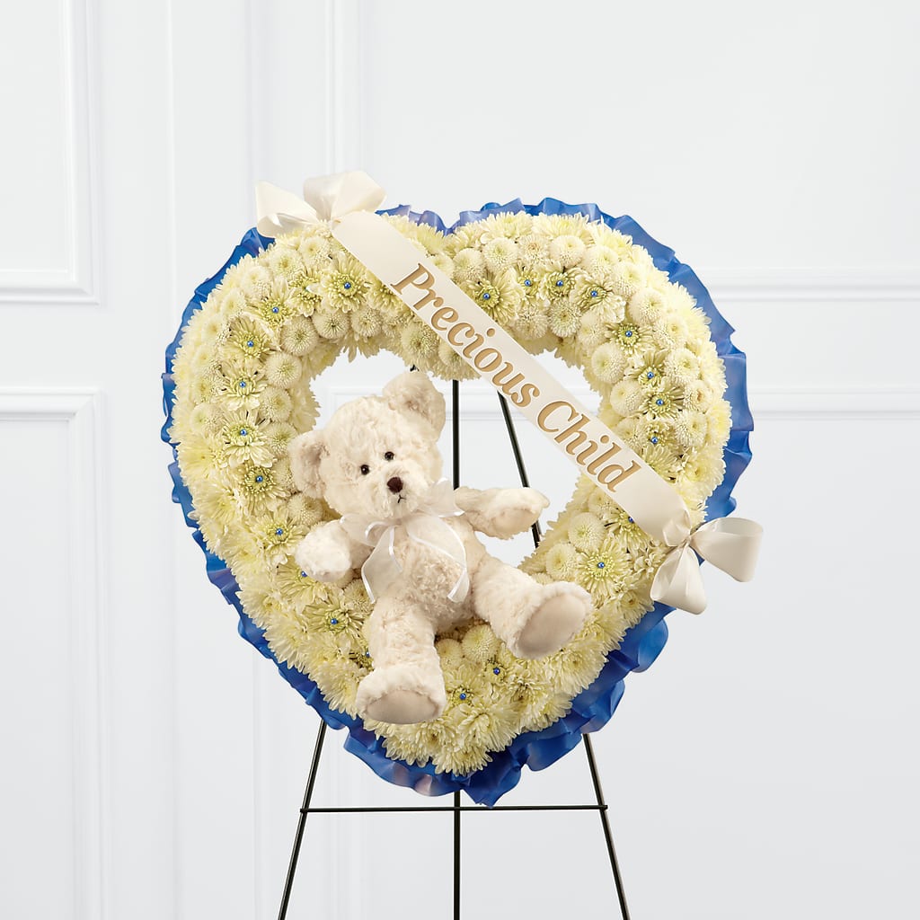 Precious Child Standing Heart – Castalia Flower Shoppe, Castalia OH