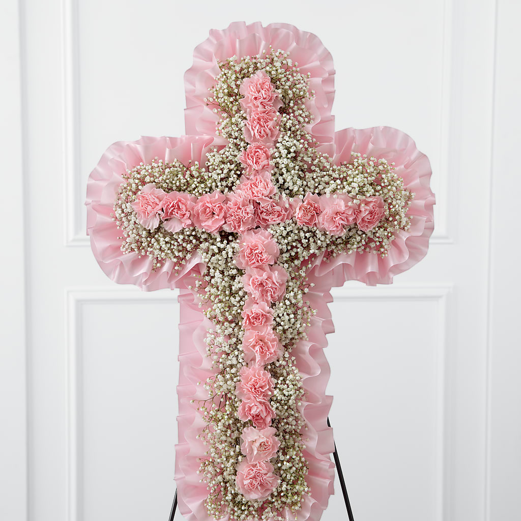 Angel's Cross Easel – Castalia Flower Shoppe, Castalia OH