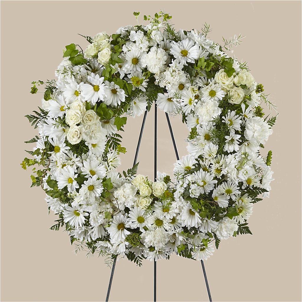 Faithful Wishes Wreath – Castalia Flower Shoppe, Castalia OH