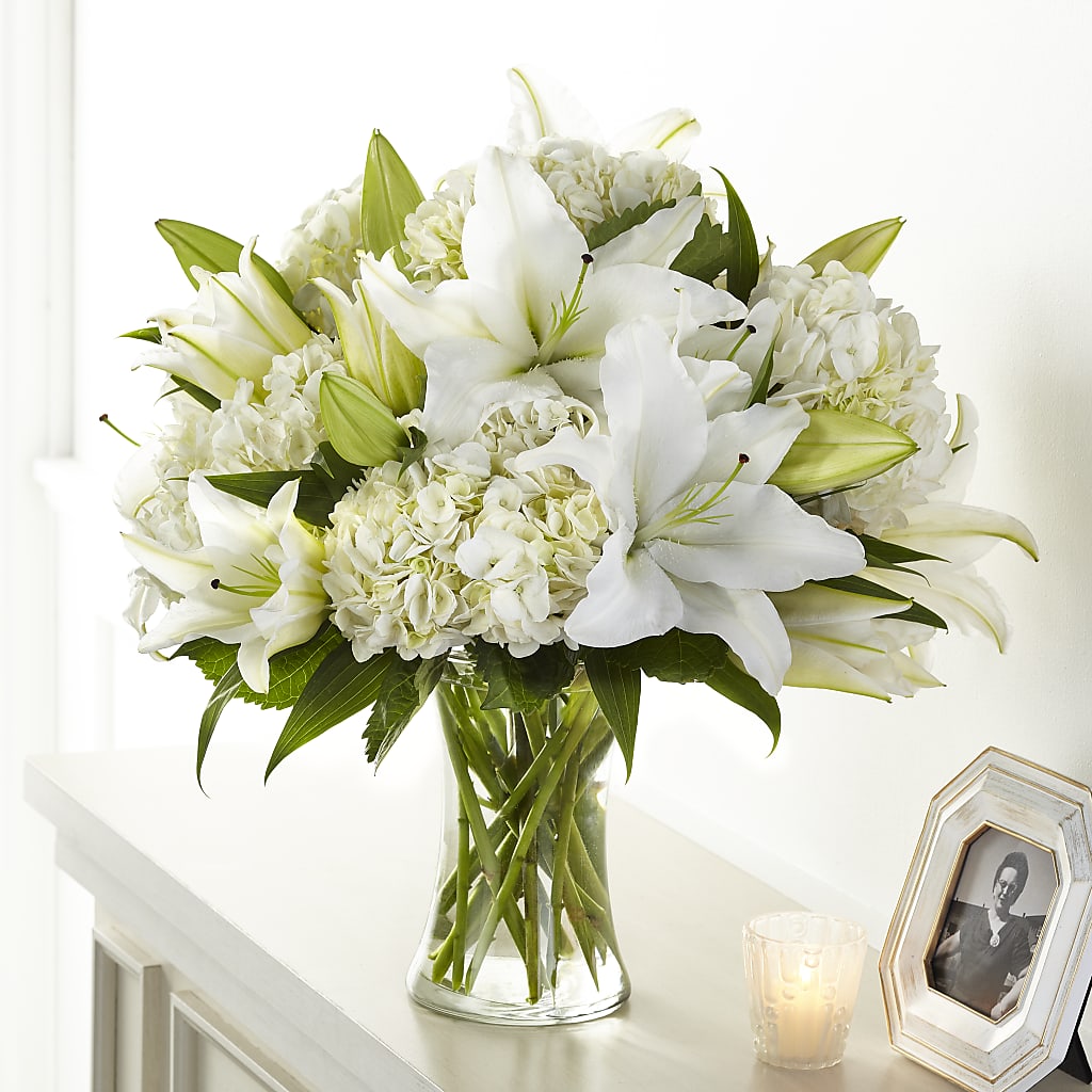 Compassionate Lily Bouquet – Castalia Flower Shoppe, Castalia OH