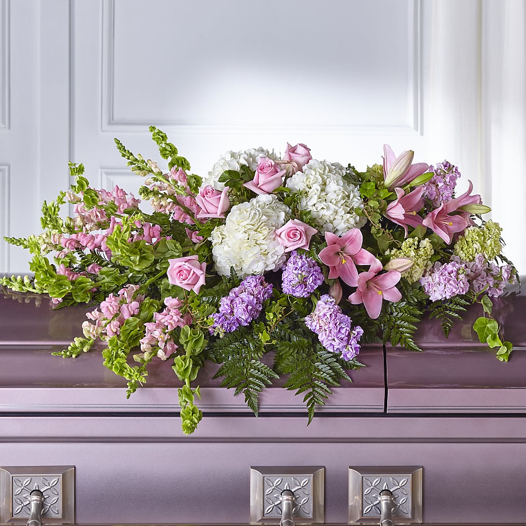 Life's Gratitude Casket Spray – Castalia Flower Shoppe, Castalia OH