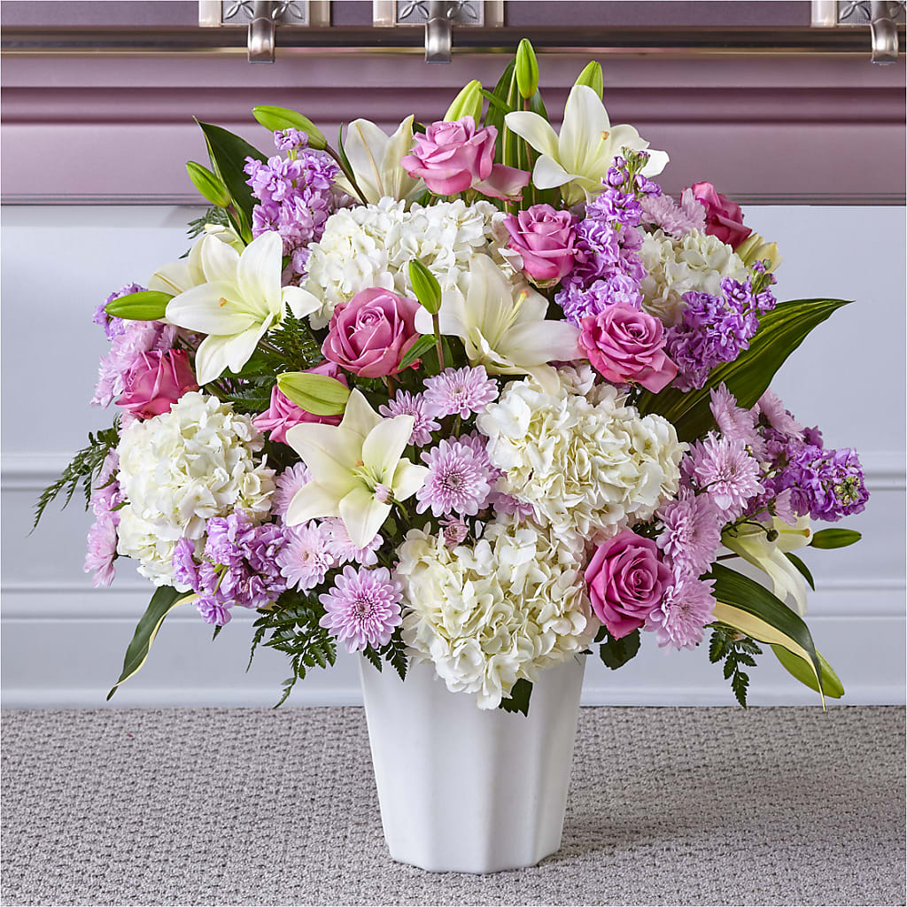 Heaven Sent Floor Basket – Castalia Flower Shoppe, Castalia OH