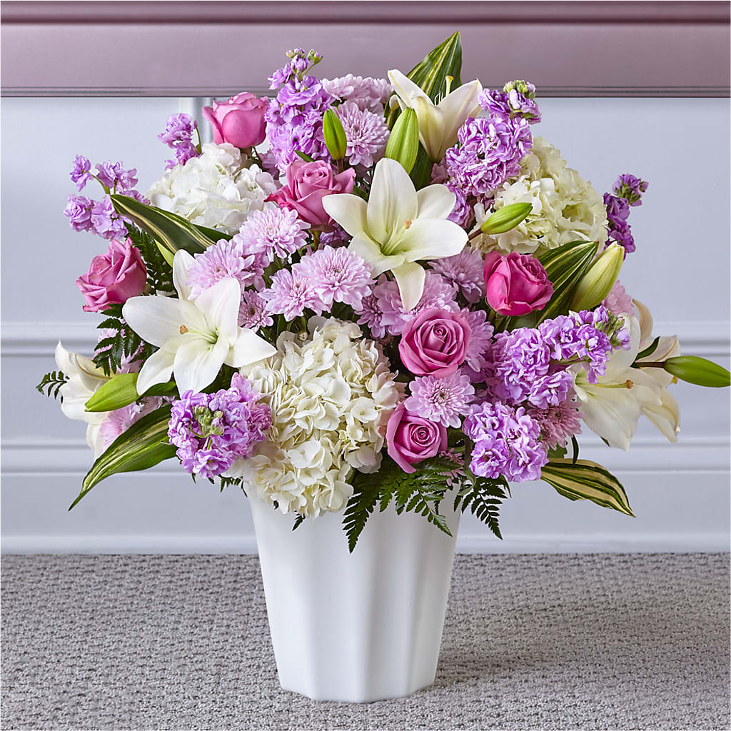 Heaven Sent Floor Basket – Castalia Flower Shoppe, Castalia OH