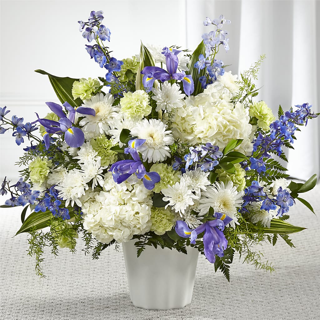 Soft Serenity Floor Basket – Castalia Flower Shoppe, Castalia OH