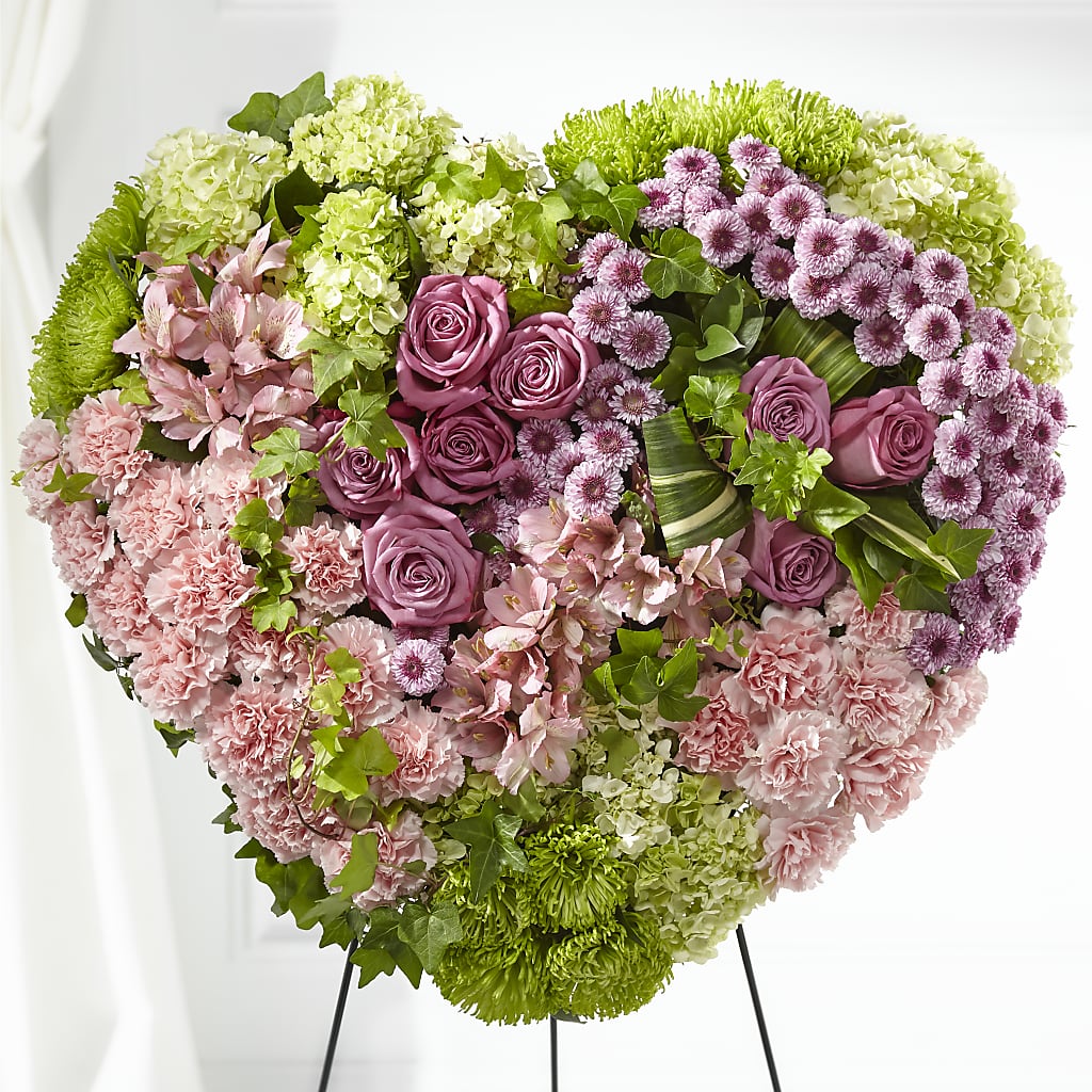 Heartwarming Standing Heart – Castalia Flower Shoppe, Castalia OH