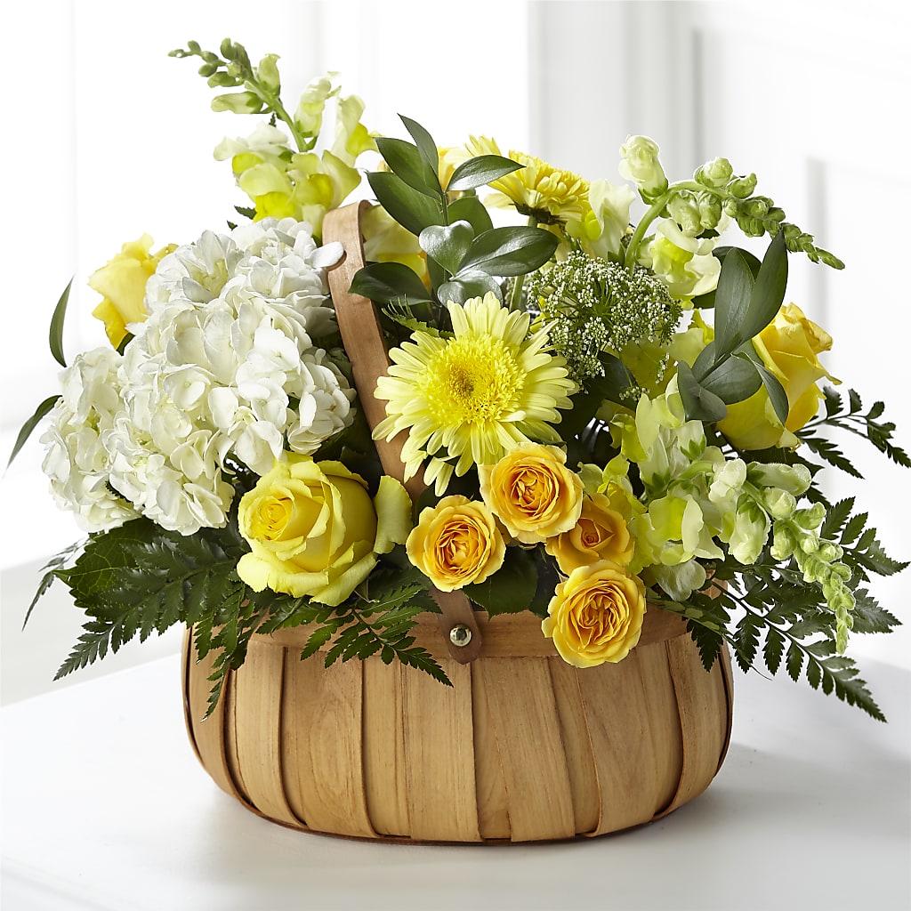 Rustic Remembrance Basket – Castalia Flower Shoppe, Castalia OH