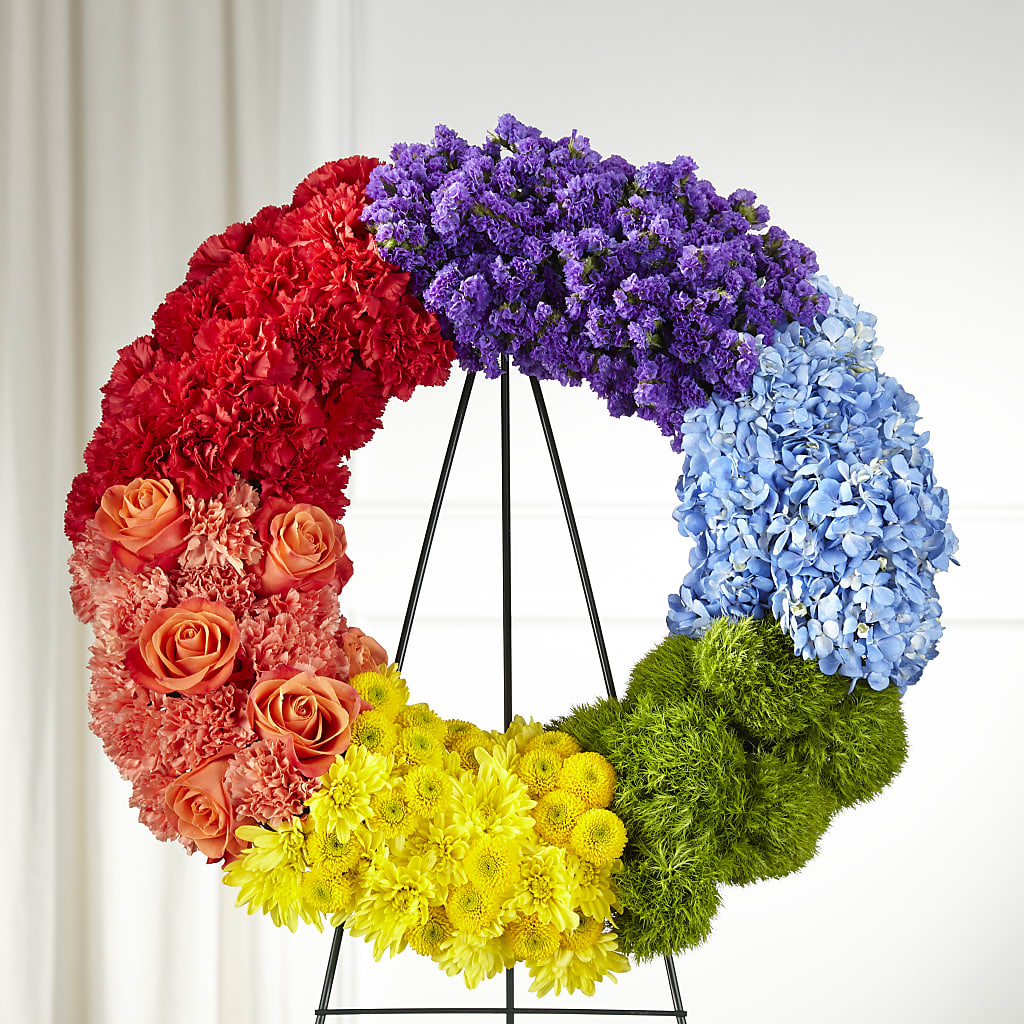 Circle of Love Wreath – Castalia Flower Shoppe, Castalia OH