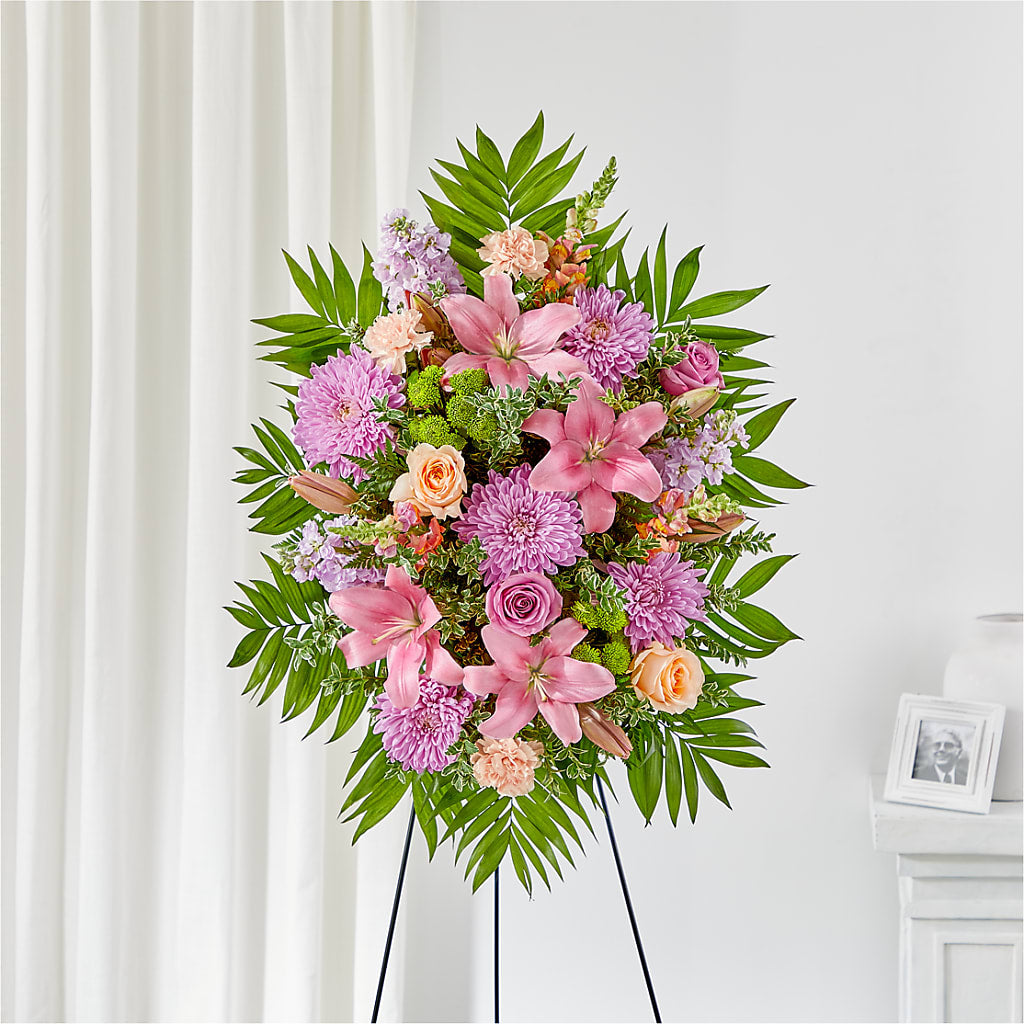 Love & Light Standing Spray – Castalia Flower Shoppe, Castalia OH
