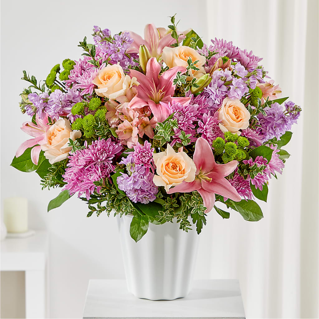 Supportive Embrace Tabletop Basket – Castalia Flower Shoppe, Castalia OH