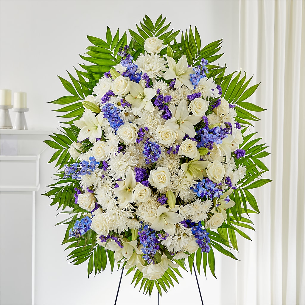 At Rest Standing Spray – Castalia Flower Shoppe, Castalia OH