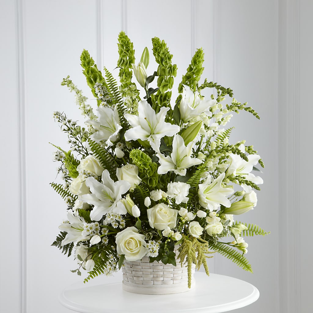 In Our Thoughts Arrangement – Castalia Flower Shoppe, Castalia OH