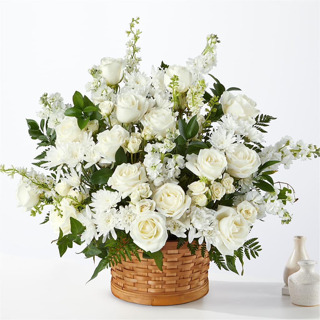 Heartfelt Condolences Arrangement – Castalia Flower Shoppe, Castalia OH