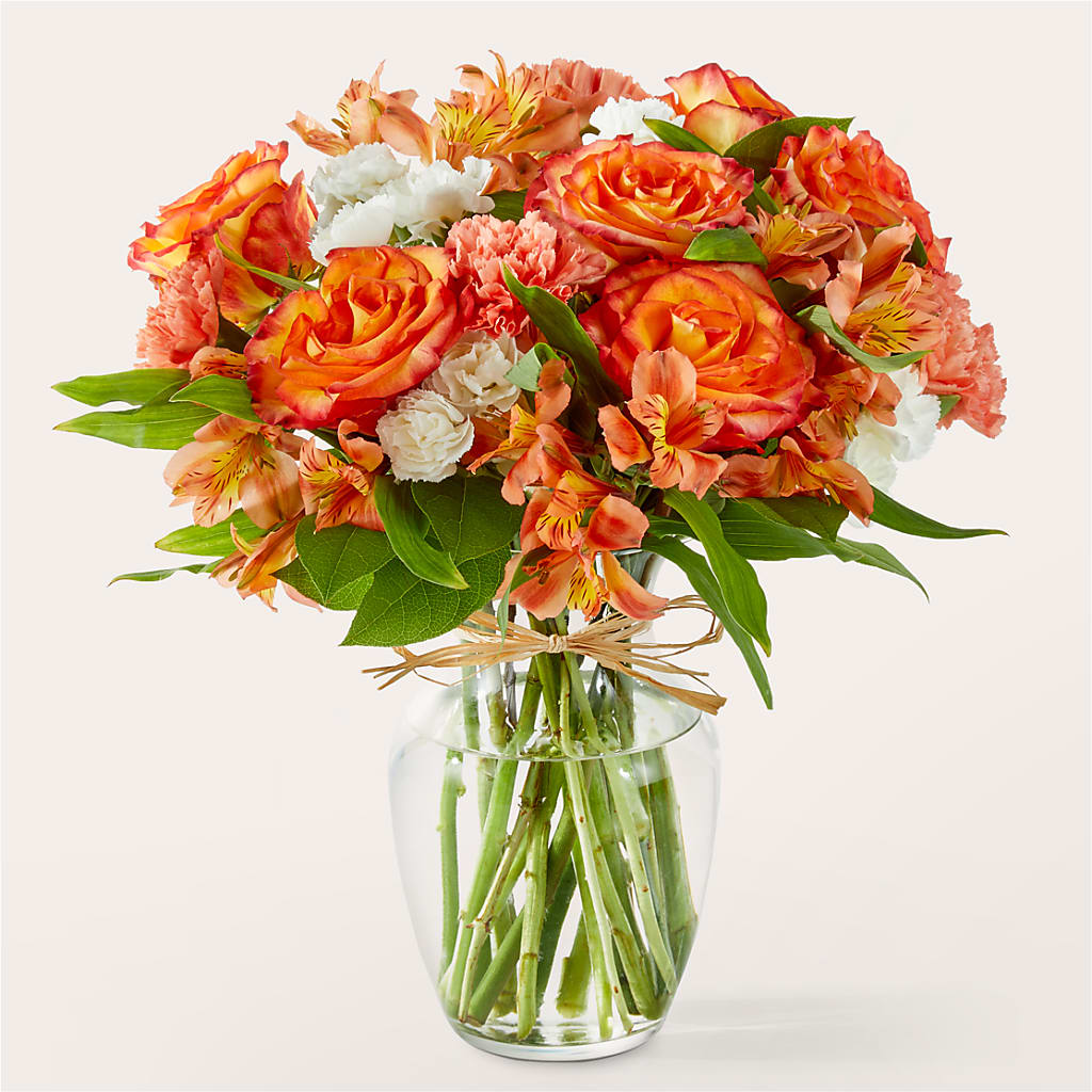 Apricot Glow Bouquet – Castalia Flower Shoppe, Castalia OH