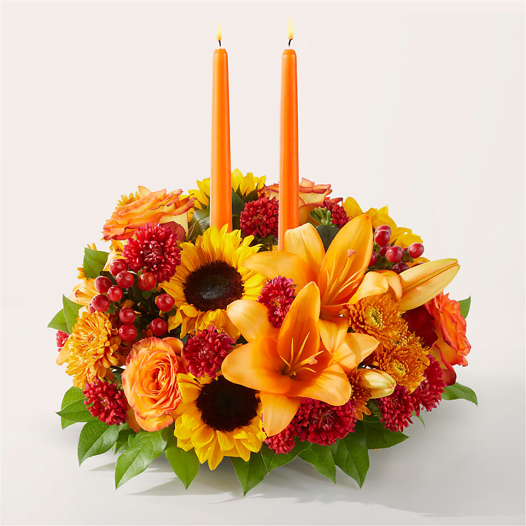 Grateful Centerpiece – Castalia Flower Shoppe, Castalia OH