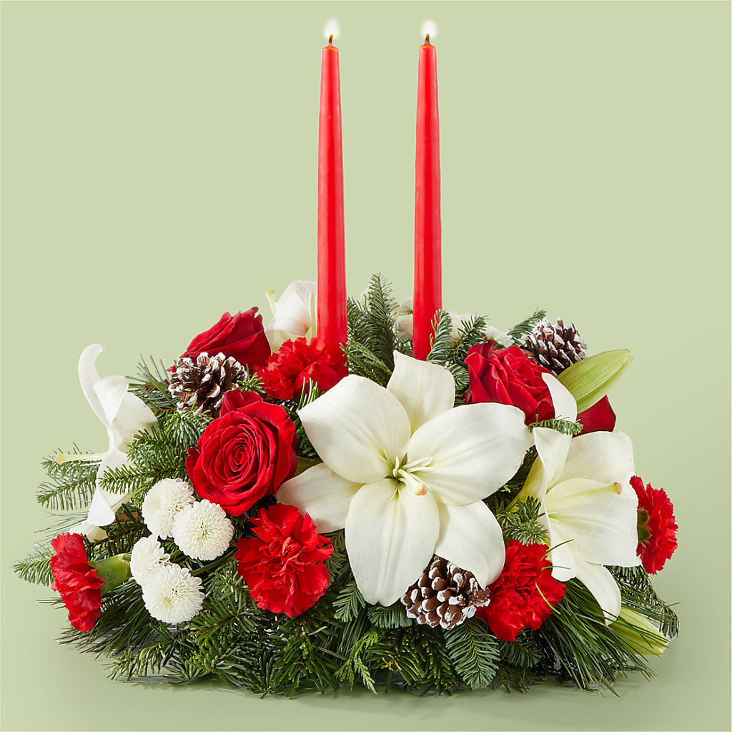 Seasonal Festivities Centerpiece – Castalia Flower Shoppe, Castalia OH