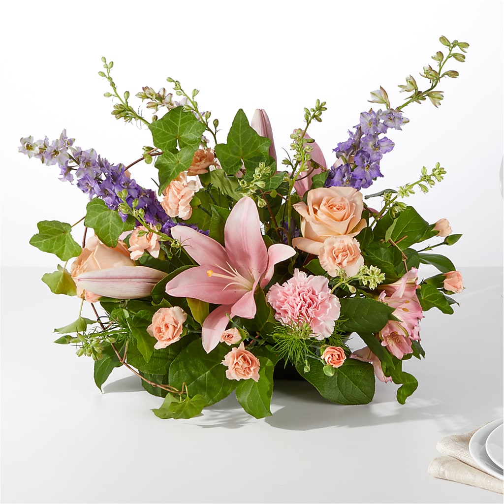Blossom Time Centerpiece – Castalia Flower Shoppe, Castalia OH