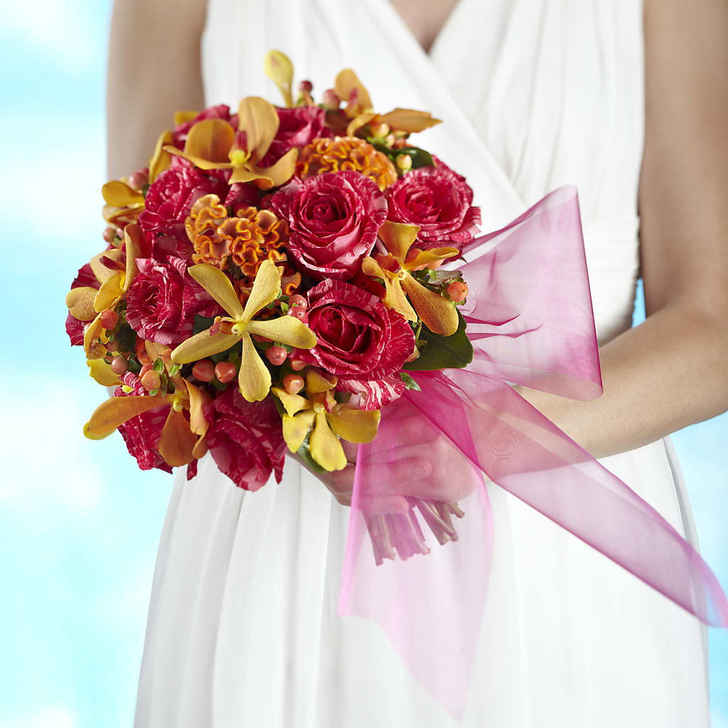 Brilliant Shades of Love Bouquet – Castalia Flower Shoppe, Castalia OH