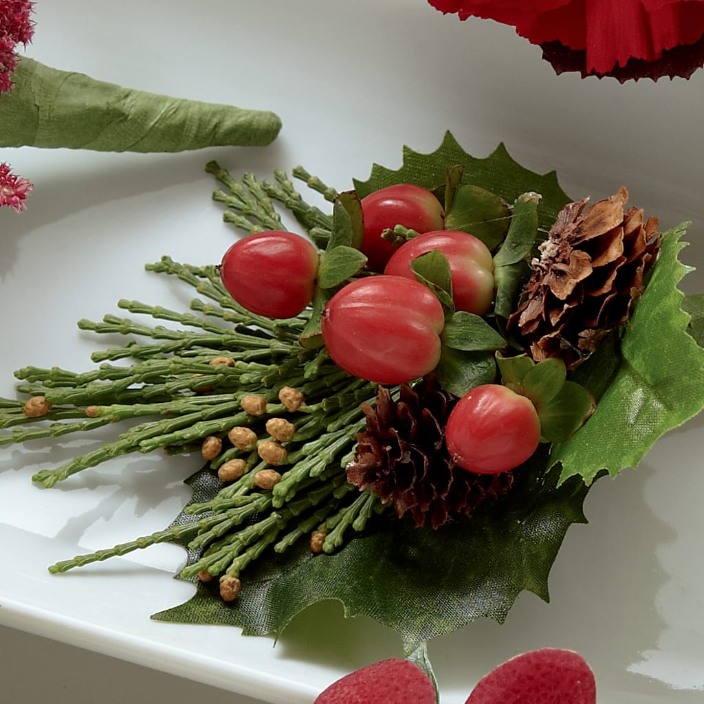 Red Berry Boutonniere – Castalia Flower Shoppe, Castalia OH