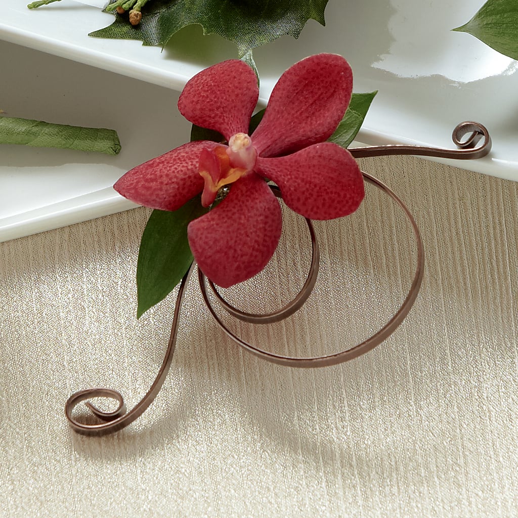 Red Mokara Boutonniere – Castalia Flower Shoppe, Castalia OH