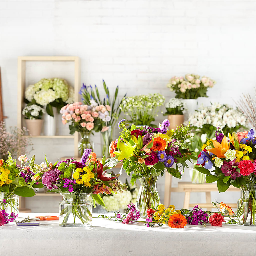 Bold & Bright – A Florist Original –  Castalia Flower Shoppe, Castalia OH