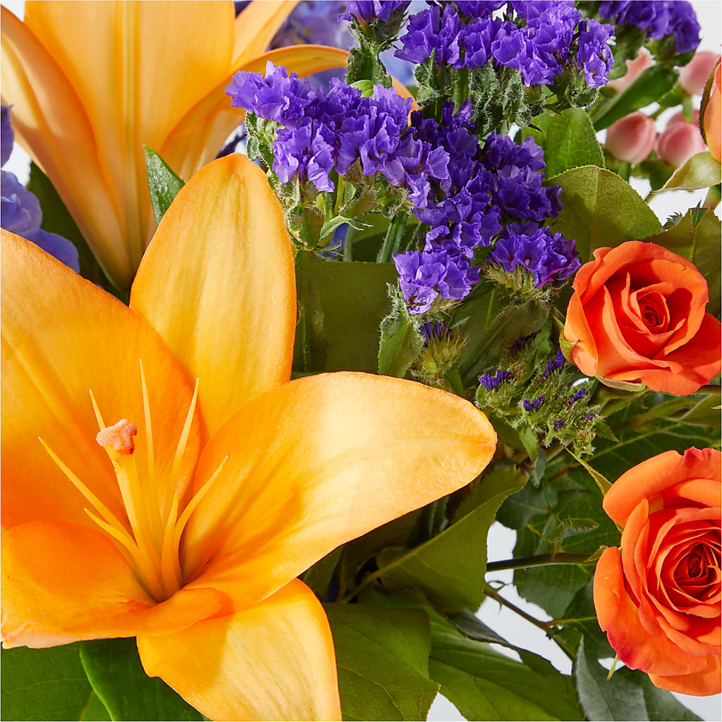 Radiant Citrus Bouquet –  Castalia Flower Shoppe, Castalia OH