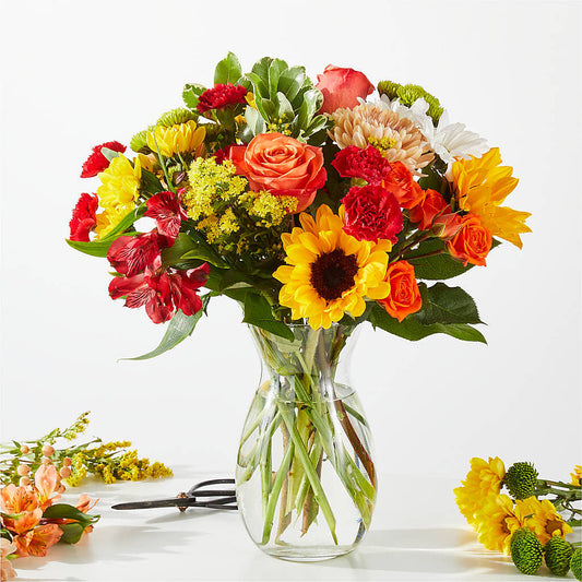 Fall Delight – A Florist Original –  Castalia Flower Shoppe, Castalia OH
