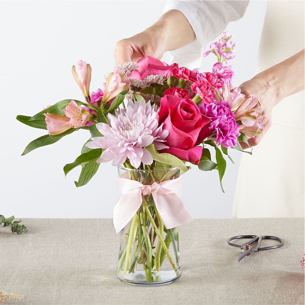 Pink Ribbon - A Florist Original –  Castalia Flower Shoppe, Castalia OH