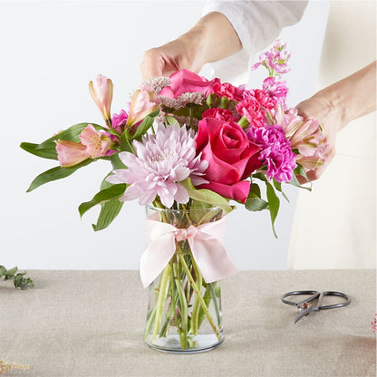 Pink Ribbon - A Florist Original –  Castalia Flower Shoppe, Castalia OH