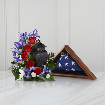 Patriotic Tribute Arrangement –  Castalia Flower Shoppe, Castalia OH